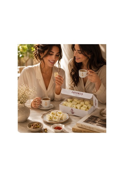 Safranlı Duble Antep Fıstıklı Lokum Çifte Kavrulmuş %100 Pancar Şekeri 250 Gr - 879977613