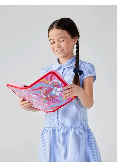 Smiggle Wild Side Unicorn Kalem Kutusu Ve Kırtasiye Seti Pembe
