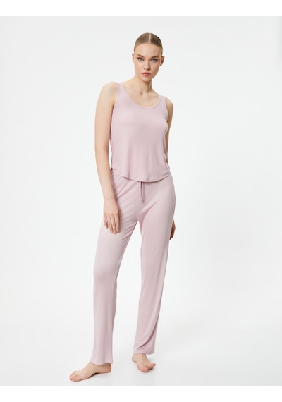 Koton Düz Paça Pijama Altı Dokulu Beli Bağcıklı Modal Karışımlı Pembe 4slk40048mk 4SLK40048MK288 Açık Pembe Koton Düz Paça Pijama Altı Dokulu Beli Bağcıklı Modal Karışımlı Pembe 4slk40048mk 4SLK40048MK288 Açık Pembe