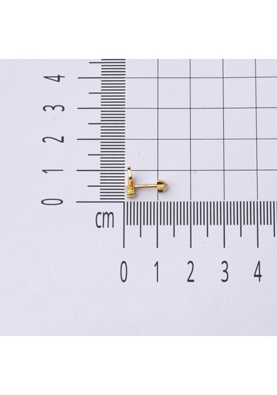 Bilezikci 14 Ayar Altın Piercing Tragus Küpe Kphsy14k22511 Sarı