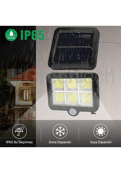 Greentech Güneş Enerjili 120 Cob Led Aydınlatma/gt-sl09