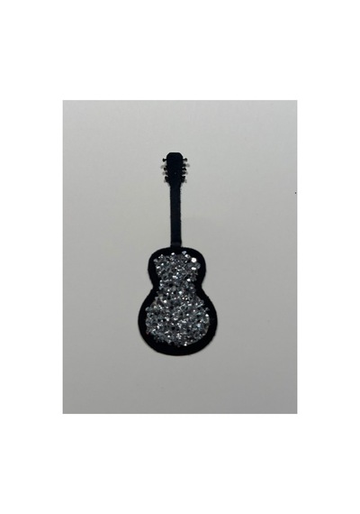 Taşlı Ütülenebilen Veya Sticker Olarak Kullanılabilen Gitar Modeli