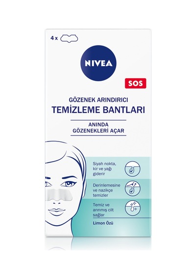 Nıvea Siyah Nokta Ve Gözenek Arındırıcı Burun Bandı, 4 Adet - 6 Adet Tarı