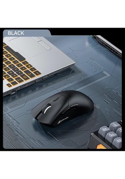 Attack Shark R1 59g Superlıght Fare, Pixart Paw3311 Oyun Sensörü, Bt/2.4g Kablosuz/kablolu Oyun Faresi, 18000'e Kadar 6 Ayarlanabilir Dpı, 65 Saat Pil