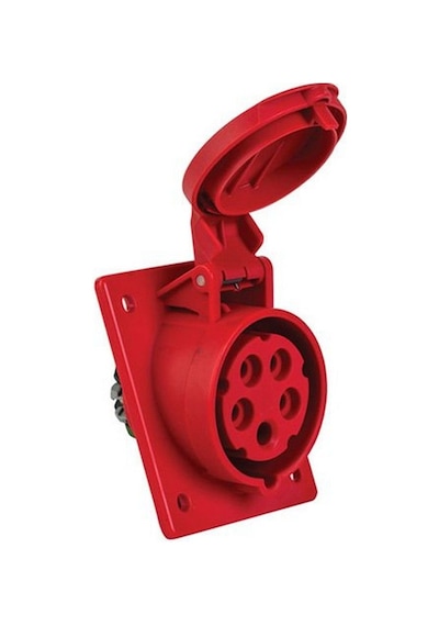 Mete Enerji 5x16a. Ip44 Makine Prizi -eğik- Vidalı Bağl. 406509v