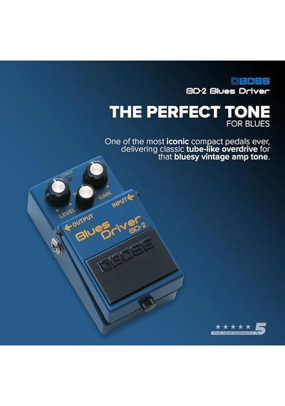 Bd-2 Blues Sürücüsü Gitar Efektleri Pedalı, Mavi