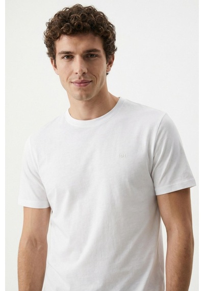 Loft Lf2042275 Erkek Kısa Kol T-shirt Beyaz