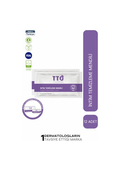 Tto Thermal İntim Mendil 12'li