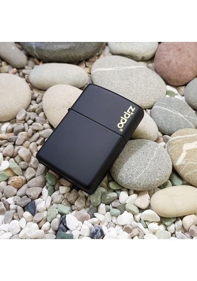 Zippo Çakmak Mat Siyah Zippo Logo 218-067278