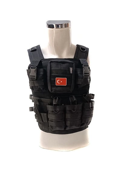 Sungu Askeri Shop Unisex Polis Hücum Yeleği Siyah Po230922 Siyah