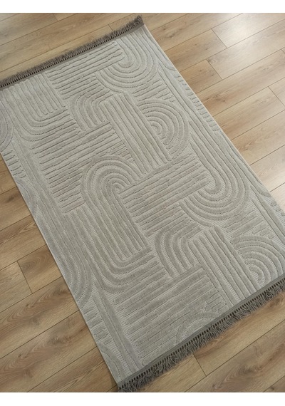 Çam Halı Talya Ty06 Gri Koridor Halısı Kesme Yolluk Mutfak Halısı Modern Salon Halısı