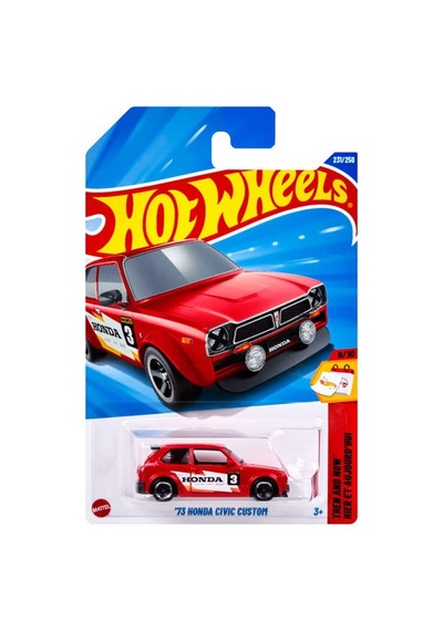 Hw Teklı Arabalar 73 Honda Cıvıc Custom/personnalıse Jbb42 Çok Renkli