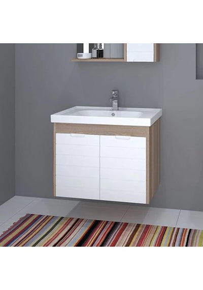 Denko Mostar 70 Cm Mdf Banyo Dolabı Takımı Alt Modül Çok Renkli