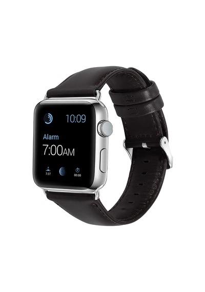 E2M Apple Uyumlu  Watch 42-44MM KRD-10 DERI ACI KAHVE