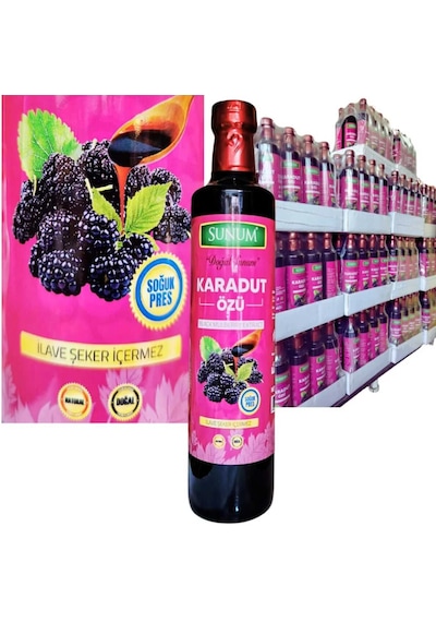 Sunum Karadut Özü 700 Gr. Cam Şişe