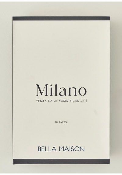 Bella Maison Milano 42 Parça Çatal Kaşık Bıçak Seti Silver Silver