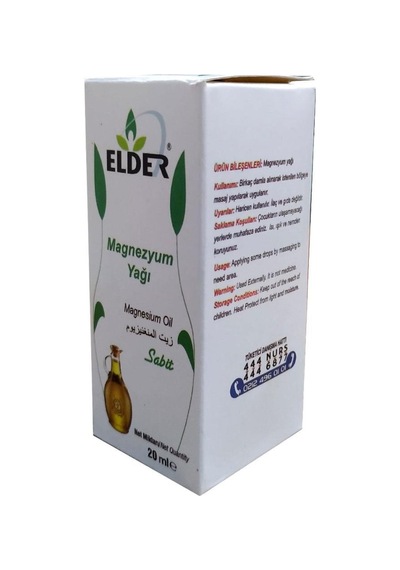Nurs Elder Magnezyum Yağı 20 ML Doğal