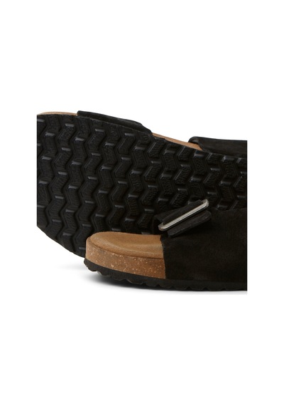 Jack & Jones Jack Jones Erkek Deri Terlik 12231428 Siyah