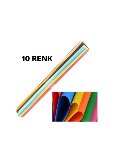 My Lesson Rulo Fon Karton Karışık Renk 10'lu 48 68 3340