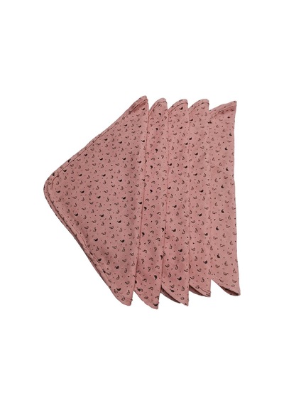 5 Adet Origami Kuğu Desen Müslin Bebek Ağız Bezi