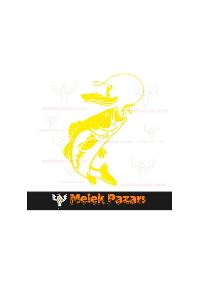 Balık Avı Oto Sticker