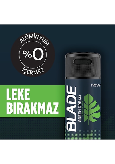 Blade Green Dream Erkek Sprey Deodorant 3 x 150 ML
