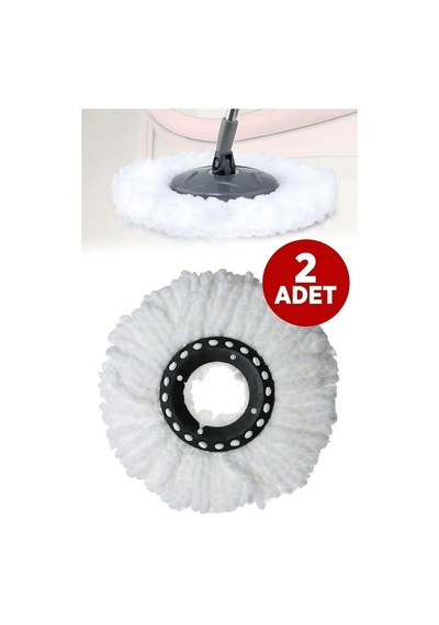 Tr Mikrofiber Mop Vilada Ucu Yedek Bezi, 2 Adet