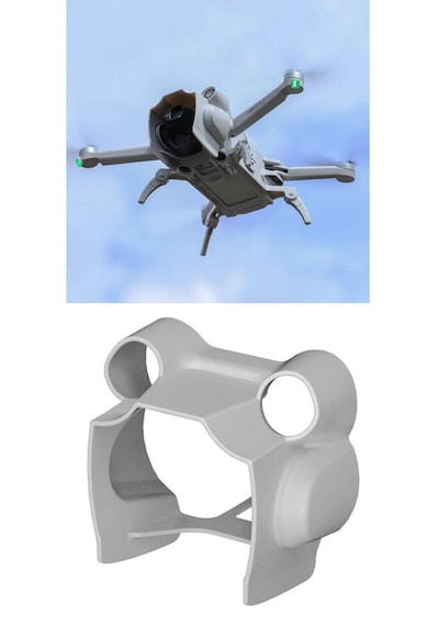 Mettzchrom Dji Mini 3 Pro Pro Uyumlu Lens Hood Gölgelik Gimbal Koruyucu Güneşlik