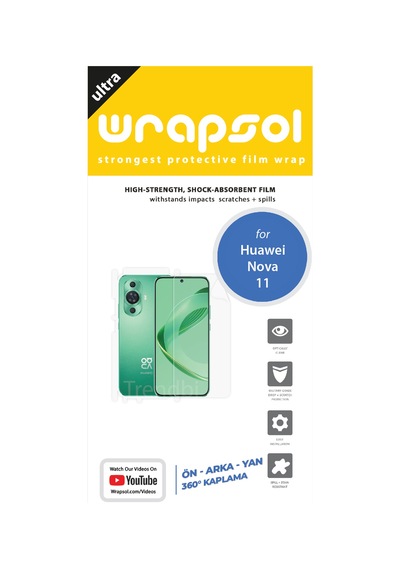 Huawei Nova 11 Full Kaplama 360 Derece Tam Kaplayan Film