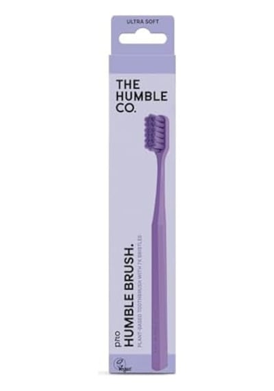 - Humble Brush Adult Soft - 7.000 Kıl İçeren Bitki Bazlı Diş Fırçası Renk Asortili Açık Ahşap