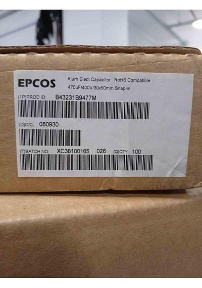 B43231b9477m 470mf 400v 30x52mm Snap Elko Kondansatör 2 Adet