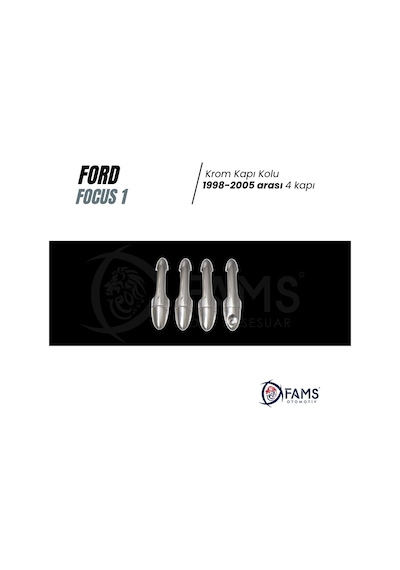 Famsotomotiv Ford Focus 1 Krom Kapı Kolu 4 Kapı 1998-2005 P.Çelik