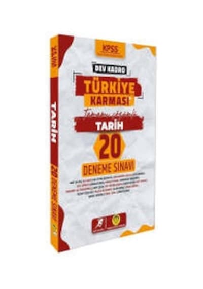Tasarı Yayınları Kpss Tarih Dev Kadro Türkiye Karması 20 Deneme