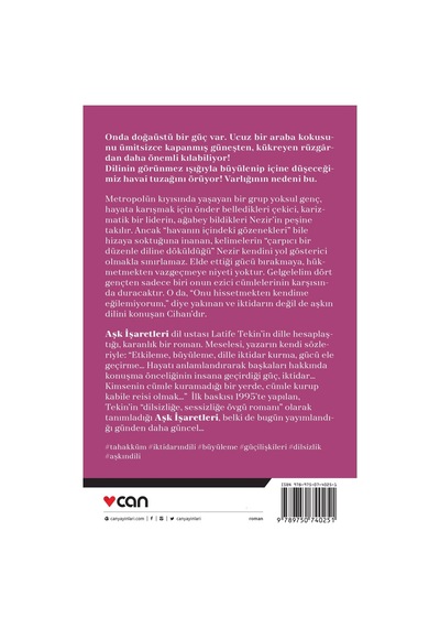 Aşk Işaretleri - Latife Tekin -  Can Yayınları