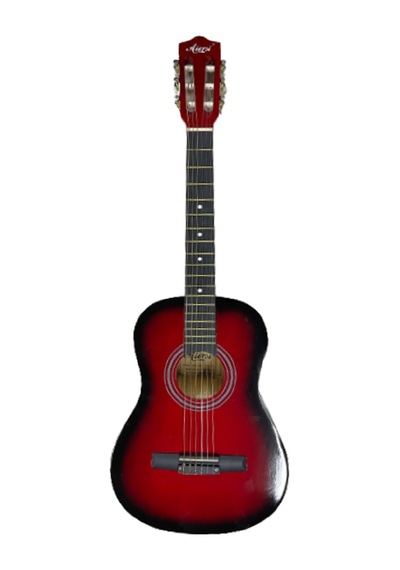 Klasik Gitar Yarım Boy 2/4 (1/2) Kırmızı Sap Ayarlı