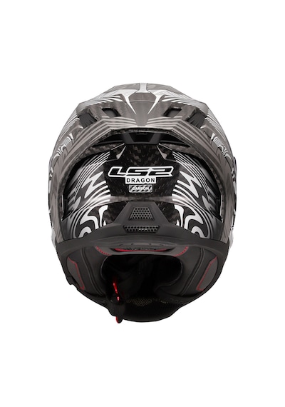 Ls2 Dragon Karbon Enthum Kask Gri - Siyah