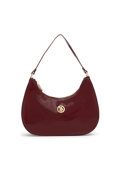 U.S. Polo Assn. Kadın Bordo Rugan Kol Çantası 50317815-VR014