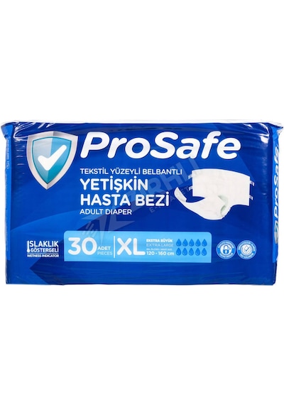 5 Adet Prosafe Extra Large Hasta Bezi 30lu 1 Numara