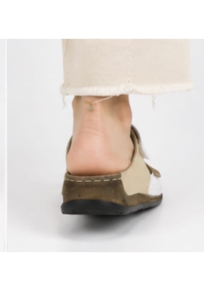 N Napa Shoe Np.305.bej Deri Terlik