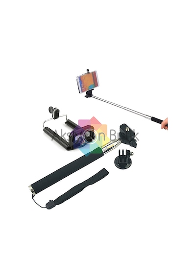 Aksiyon Kamera - Monopod Ve Telefon Tutucu Çok Renkli
