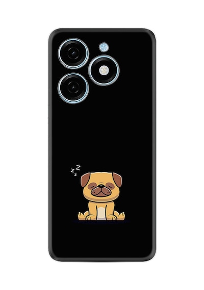 Tecno Spark Go 2024 Kılıf Desenli Silikon Platinium Series Uyuyan Köpek 1875