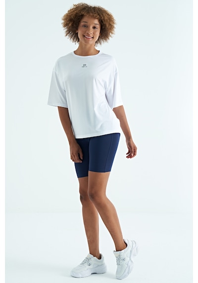 Tommy Life Beyaz O Yaka Baskı Detaylı Oversize Kısa Kol Kadın T-shirt - 97263 Beyaz Tommy Life Beyaz O Yaka Baskı Detaylı Oversize Kısa Kol Kadın T-shirt - 97263 Beyaz