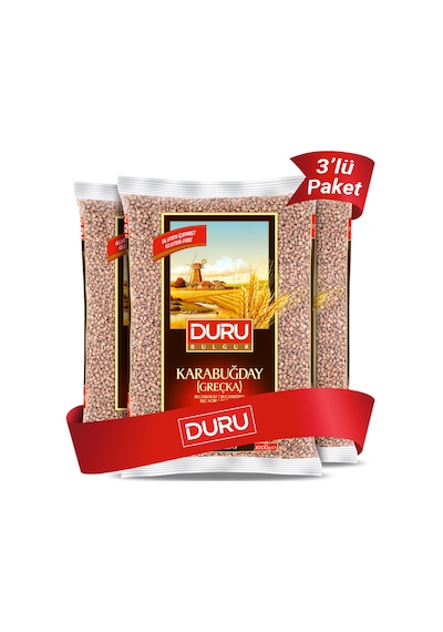 Duru Karabuğday Greçka Paketi 3 x 1 KG
