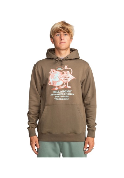 Billabong Take Care Erkek Sweatshirt Kahve Çok Renkli