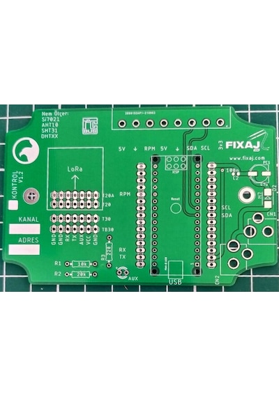 Fixaj 3In1 Pcb Arduino Nano Ve Lora Modülleri Için Hazır Pcb