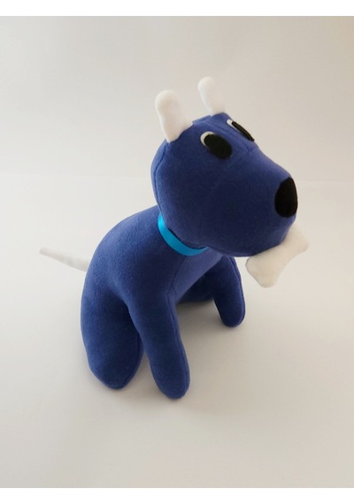 Joytoytr Peluş Köpek Oyuncak 25 Cm Oyun Arkadaşı Yerli Üretim Lacivert