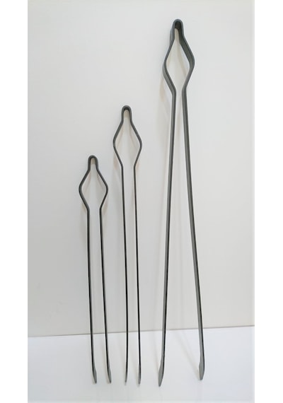 Demir Maşa - Mangal Soba Maşası - Şömine Maşası Ateş Maşası 3 Boy Orta 48 Cm