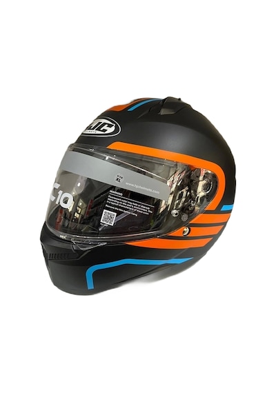 Hjc C10 Lito MC27SF Kask Mavi Siyah Turuncu