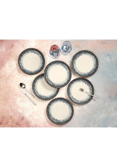 Re-gen Ontario 6 Kişilik Servis Seti 27cm Çok Renkli