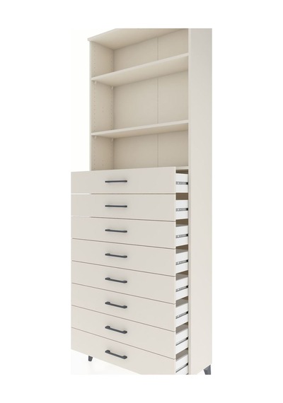 Arges Dolap 3 Raflı 8 Çekmeceli 88x30x243 Aytaşı-aytaşı Aytaşı
